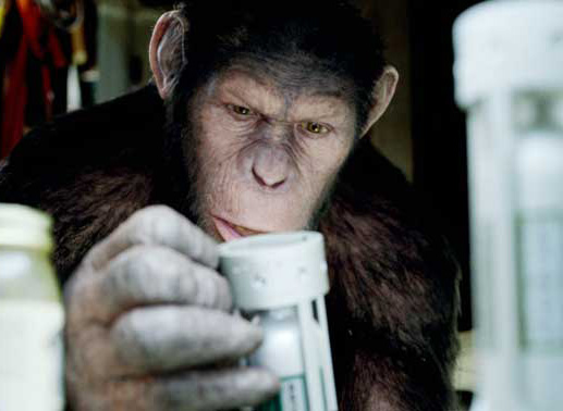 Der Affe Caesar hat menschliche Züge, kann strategisch denken, organisieren. Bild: Twentieth Century Fox