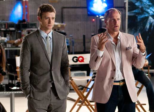 Justin Timberlake als "Dylan" und Woody Harrelson als "Tommy" in "Freunde mit gewissen Vorzügen". Bild: Sony Pictures