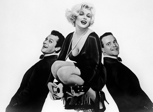 Ein Filmklassiker von Billy Wilder mit Tony Curtis, Marylin Monroe und  Jack Lemmon. Bild: Sender