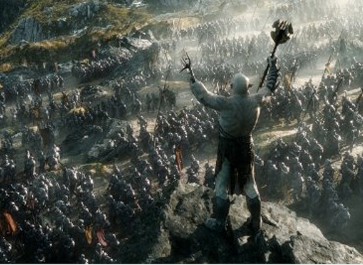 Peter Jackaon greift bei Hobbit Teil 3 wieder einmal in die Schlachten-Kiste. Bild: Sender / Warner Bros.