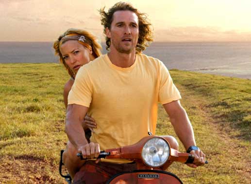Benjamin (Matthew McConaughey, l.) und Tess (Kate Hudson, r.) begeben sich auf die Suche nach einem mysteriösen Schatz, doch die Suche verläuft nicht ohne Probleme ... Bild: Sender / Warner Brothers