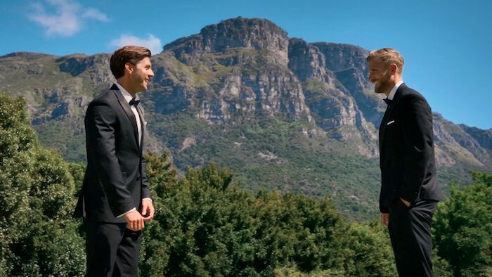 Die Bachelors 2026: Tim (l.) und Sebastian. Bild: Sender/RTL