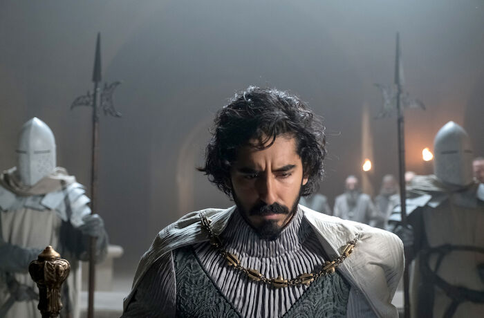 The Green Knight: Sir Gawain (Dev Patel) stellt sich der Herausforderung. Bild: Sender / BR / Sailor Bear / BRON Studios /A24 / Eric Zachanowich