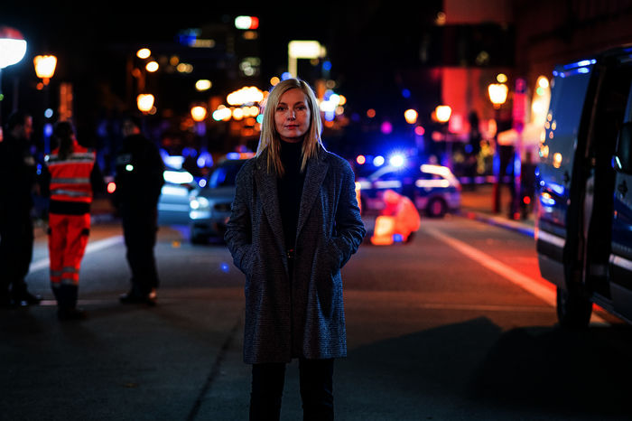 Die Jägerin - Nach eigenem Gesetz: Judith Schrader (Nadja Uhl) ermittelt als Staatsanwältin im Bereich der Organisierten Kriminalität. Bild: Sender / ZDF / Christoph Assmann