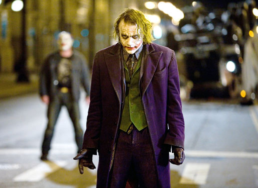 Heath Ledger ist der Joker. Bild: Sender