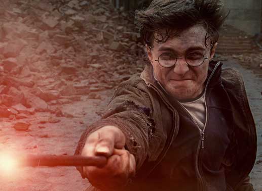 Harry Potter (Daniel Radcliffe) in seiner schwierigsten Kampf. Bild: Warner Bros.