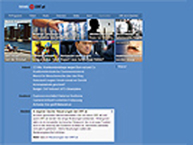 Die Homepage news.orf.at. Bild: ORF
