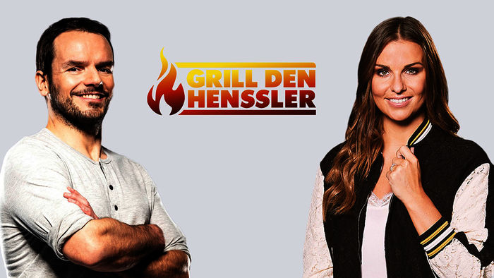 Steffen Henssler, Laura Wontorra. Bild: Sender / TVNOW / Phillipp Rathmer / Boris Breuer