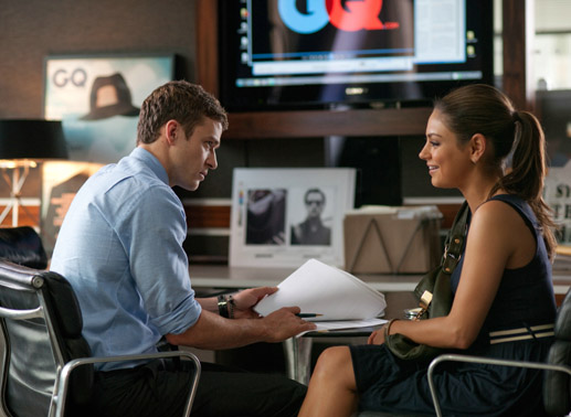 Mila Kunis und Justin Timberlake. Bild: Sky / Sony Pictures