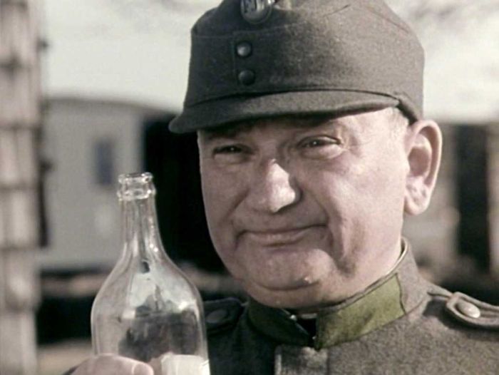 Ausschnitt von "Der brave Soldat Schwejk" mit Fritz Muliar in der Hauptrolle. Bild: Sender