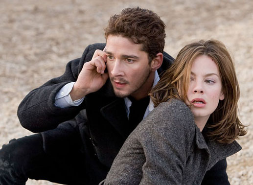 Jerry (Shia LaBeouf) und Rachel (Michelle Monaghan) werden von  myteriösen Anrufen gequält.Bild: Sender