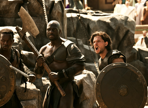 „Game Of Thrones“-Star Kit Harington in der Hauptrolle in „Pompeii“. Bild: Sender/ Constantin Film