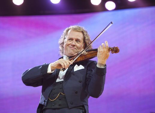 Stargeiger André Rieu. Bild: Sender