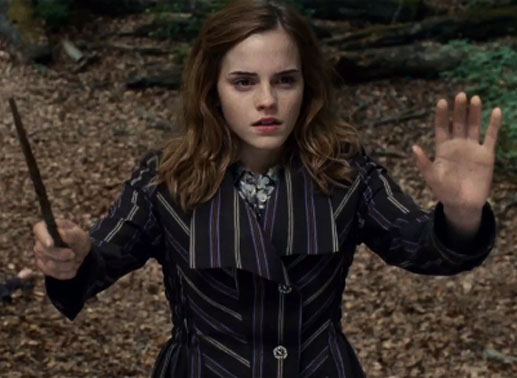 Namen: Emma Watson in der Rolle der Hermione Granger. Harry Potter und die Heiligtümer des Todes. Bild: © 2010 Warner Bros. Ent.