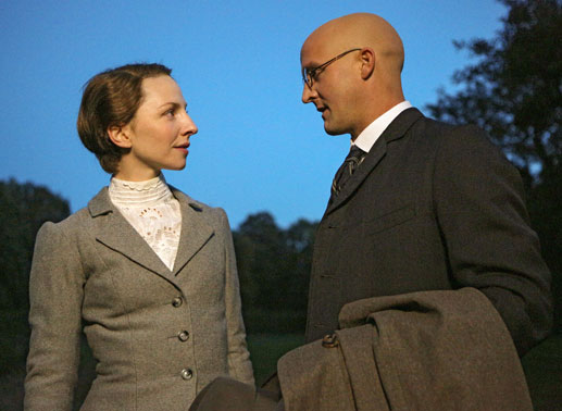 Clara Immerwahr (Katharina Schüttler) und Frirt HAber (Maximilian Brückner). Bild: Sender