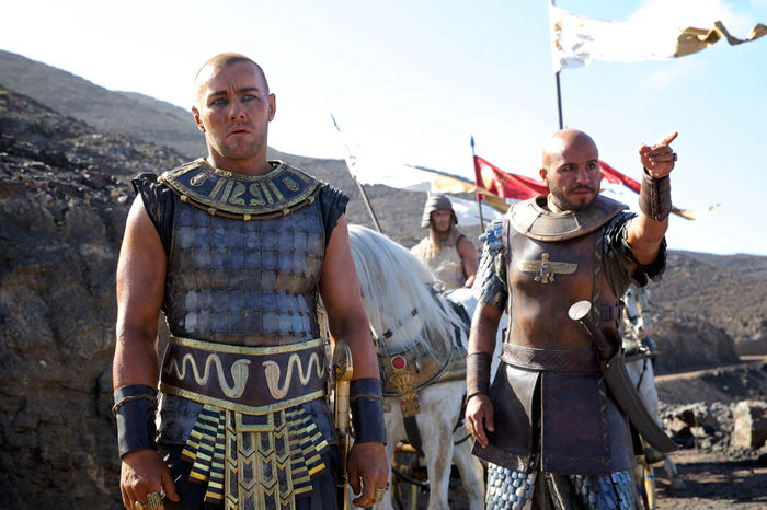Joel Edgerton und Dar Salim in „Exodus: Gods and Kings“. Bild: Sender/ Twentieth Century Fox Film