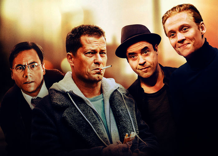 Michael 'Bully' Herbig (Tobias), Til Schweiger (Chris), Jan Josef Liefers (Peter), Matthias Schweighöfer (Max). Bild: Sender / ORF / Pro7 / Hellinger / Doll Filmproduktion / Warner Bros.