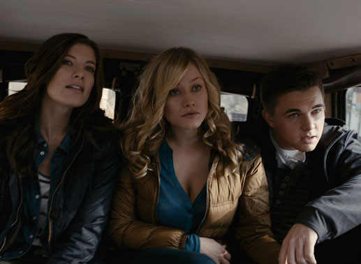 Jesse McCartney, Olivia Taylor Dudley, Devin Kelley. Bild: Sender