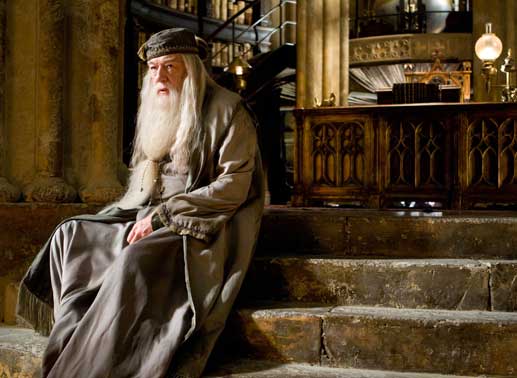 Um die Welt vor dem Bösen zu retten, heckt Zauberer Dumbledore (Michael Gambon) einen Plan aus, der von ihm einen hohen Preis abfordert ... Bild: Sender / Warner Brothers