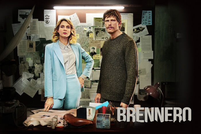 Brennero. Elena Radonicich (Eva Kofler), Matteo Martari (Paolo Costa). Bild: Sender / Beta Film / Cross Productions / Rai Fiction