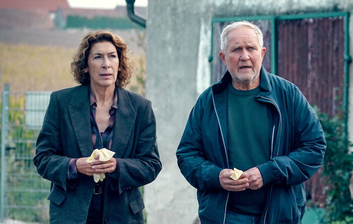 Tatort &Ouml;sterreich: Adele Neuhauser (Bibi Fellner), Harald Krassnitzer (Moritz Eisner). Bild: Sender / Petro Domenigg