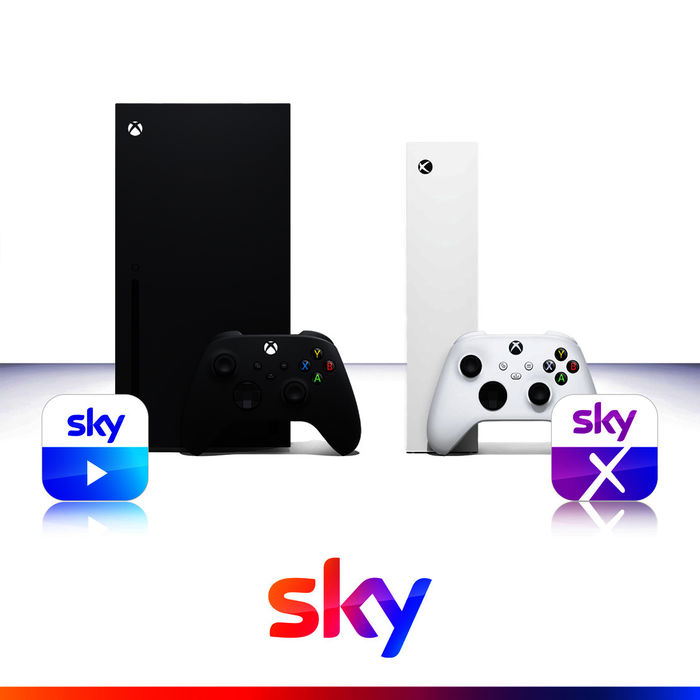 SkyQ und SkyX mit der Xbox. Bild: Sky
