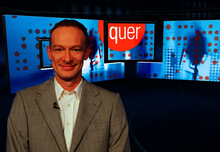 "quer"-Moderator Christoph Süß. Bild: Sender / BR / Foto Sessner