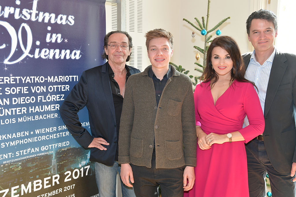 Christian Kolonovits, Alois Mühlbacher, Olga Peretyatko-Mariotti, Günter Haumer Bild: wdw