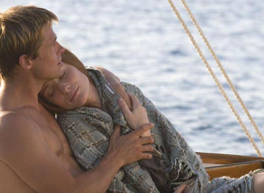 Eine außergewöhnliche Liebe vebindet Brad Pitt (Benjamin Button) und Cate Blanchett (Daisy) ein Leben lang. Bild: Sender