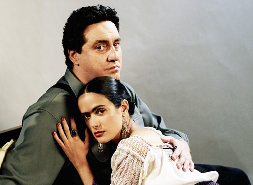 Alfred Molina (Diego Rivera), Salma Hayek (Frida Kahlo). Bild: Sender