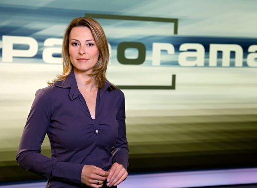 Anja Reschke moderiert „Panorama“. Bild: Sender