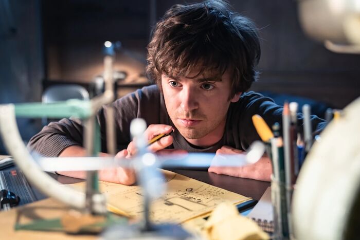 Crime Game: Freddie Highmore (Thom). Bild: Sender / Square One Entertainment / Diego Lopez Calvin