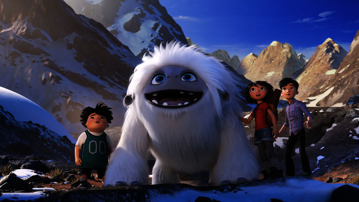 Everest - Ein Yeti will hoch hinaus: Peng, der Yeti Everest, Yi und Jin auf ihrer Reise. Bild: Sender / RTL / © 2019 UNIVERSAL STUDIOS and Shanghai Pearl Studio Film and Television Technology Co. All Rights Reserved.
